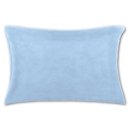 Bestlivings Kissenhülle Kuschel ca. 30 x 50cm hellblau - babyblau mit Füllung Image