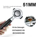 Portafiltro da 51Mm per Delonghi ECP3420/EC155/BCO430/EC260 portafiltro senza fondo 2 orecchie con cestello filtro accessori Delonghi