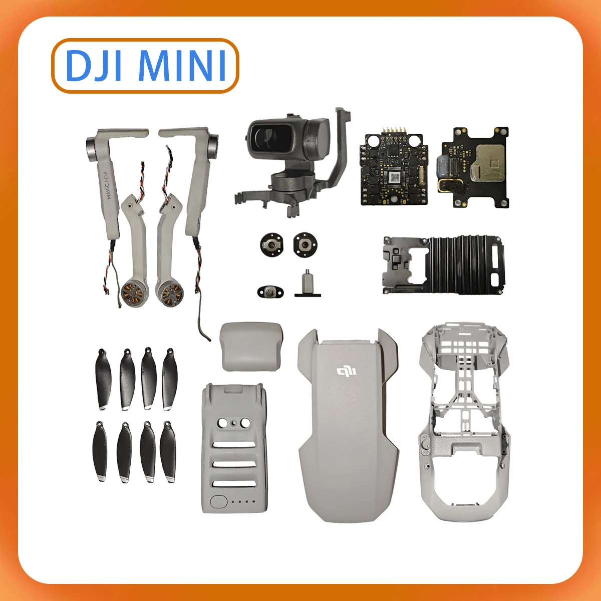 Original Mini1 Gimbal Axis Arm Yaw Motor, Karosserie, Armschale, Kameraobjektiv, Koaxialkabel, GPS ESC, für DJI Mavic mini 1 Image