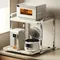 Scaffale per forno a microonde da appoggio Scaffale da cucina estraibile Fornello di riso Scaffali per elettrodomestici Scaffali per forno a 2 strati