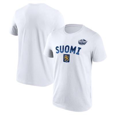NHL 4 Nations Finnland Primäres Logo T-Shirt - Herren Image