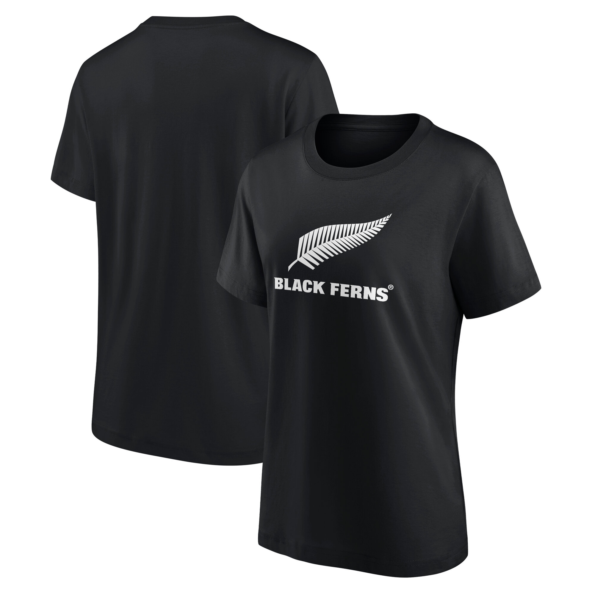 Black Ferns Primary Logo Grafik T-Shirt - Schwarz - Damen Image