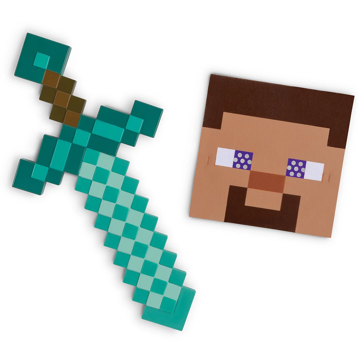 Minecraft Kinder-Set Diamantschwert & Maske „Steve“ Image
