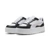 Sneaker PUMA "KARMEN II IDOL", Gr. 40, puma weiß, lila frost, puma schwarz, sportlich, Schuhe