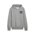Hoodie PUMA "Posterize Basketballhoodie Herren", Herren, Gr. 4XL, grau (medium gray heather), Obermaterial: 66% Baumwolle, 34% Polyester; Kapuzenfutter: 100% Baumwolle; Rippe: 2% Elasthan, 98% Baumwolle, relaxed fit, Rundhals, Langarm, Sweatshirts
