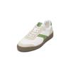 Sneaker MARC O'POLO "aus edlem Rindleder", Herren, Gr. 41, weiß, spring fern, Obermaterial: 100% Leder (Rind), unifarben, casual, Schuhe