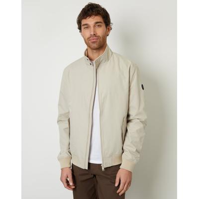 Threadbare Men's Stone Zip Up Harrington Jacket