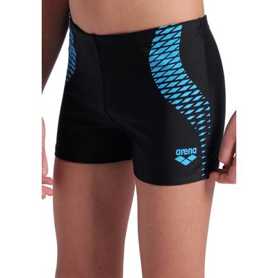 Badehose ARENA, Jungen, Gr. 140, N-Gr, schwarz (schwarz, turquo), Obermaterial: 80% Polyamid, 20% Elasthan, sportlich, Badehosen Image