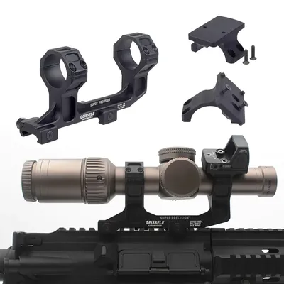 Tactical GEISSELE Mount Airsoft Metal Cantilever 25.4mm 30mm Scope Mount Fit 20mm Rail Rifle Scope Base ROF 45 90 RAISER Mount