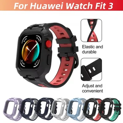 Silikon Sport Strap Für Huawei Uhr Fit 3 Smartwatch Correa Armband Für Uhr Fit 3 Weiche Ersatz Armband Zubehör Image