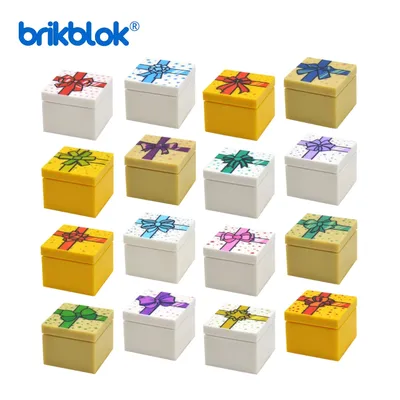MOC Bricks Geschenkbox 2x2 Bausteine DIY Spielzeug Image