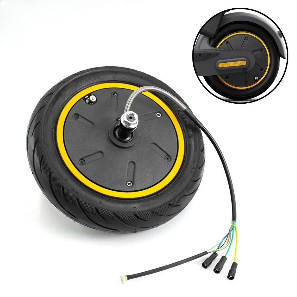 Motor Rad 60/70-6,5 Motor Motor Elektrische Roller 350W Für Ninebot Max G30 Elektrische Roller Hinten Fahren Rad reifen Motoren Image