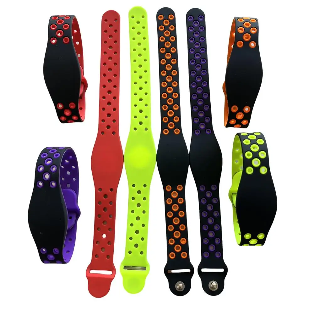 10/20/50/100Pcs 13,56 MHz Einstellbare RFID Wasserdichte Weiche Armband Silikon Armbänder NFC Smart S50 1K IC Schlüssel Keyfob Karte Image