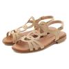 Sandale LASCANA "Sommerschuh", Damen, Gr. 38, beige, Obermaterial: 100% Rindsleder. Futter: 100% Textilmaterial. Decksohle: 100% Textilmaterial. Laufsohle: 100% Synthetik, unifarben, modisch, Schuhe, aus hochwertigem Leder, Sandalette, Sommerschuh