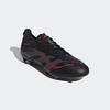 Fußballschuh ADIDAS PERFORMANCE "PREDATOR LEAGUE FG/MG", Gr. 43, core schwarz, grau four, lucid rot, Synthetik, sportlich, Schuhe