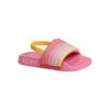 Sandale ROXY "Slippy Ribbed", Gr. 8(24), rot (sunset), Obermaterial: 72% Polyester, 18% PU / Futter: 100% Polyester / Außensohle: 100% EVA, Schuhe