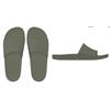 Pantolette CROCS "Crocs Slide", Damen, Gr. 41, grün (khaki), Croslite, unifarben, casual, Schuhe, Badeschuh, Schlappen, Strandschuh mit bequemem Fußbett