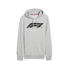 Hoodie PUMA "F1 ESS Motorsport Hoodie mit Logo Herren", Herren, Gr. S, grau (light gray heather), Obermaterial: 51% Baumwolle, 49% Polyester; Kapuzenfutter: 40% Polyester, 60% Baumwolle; Rippe: 38% Polyester, 58% Baumwolle, 4% Elasthan, normal,...