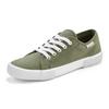 Sneaker LASCANA, Damen, Gr. 35, grün (olivfarben), Obermaterial: 100% Textilmaterial. Futter: 100% Textilmaterial. Decksohle: 100% Textilmaterial. Laufsohle: 100% Synthetik, unifarben, casual, Schuhe Canvassneaker Sneaker low Skaterschuh, aus...