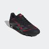 Fußballschuh ADIDAS PERFORMANCE "PREDATOR CLUB FG/MG", Gr. 42, core schwarz, grau four, lucid rot, Synthetik, sportlich, Schuhe, für Rasenplätze