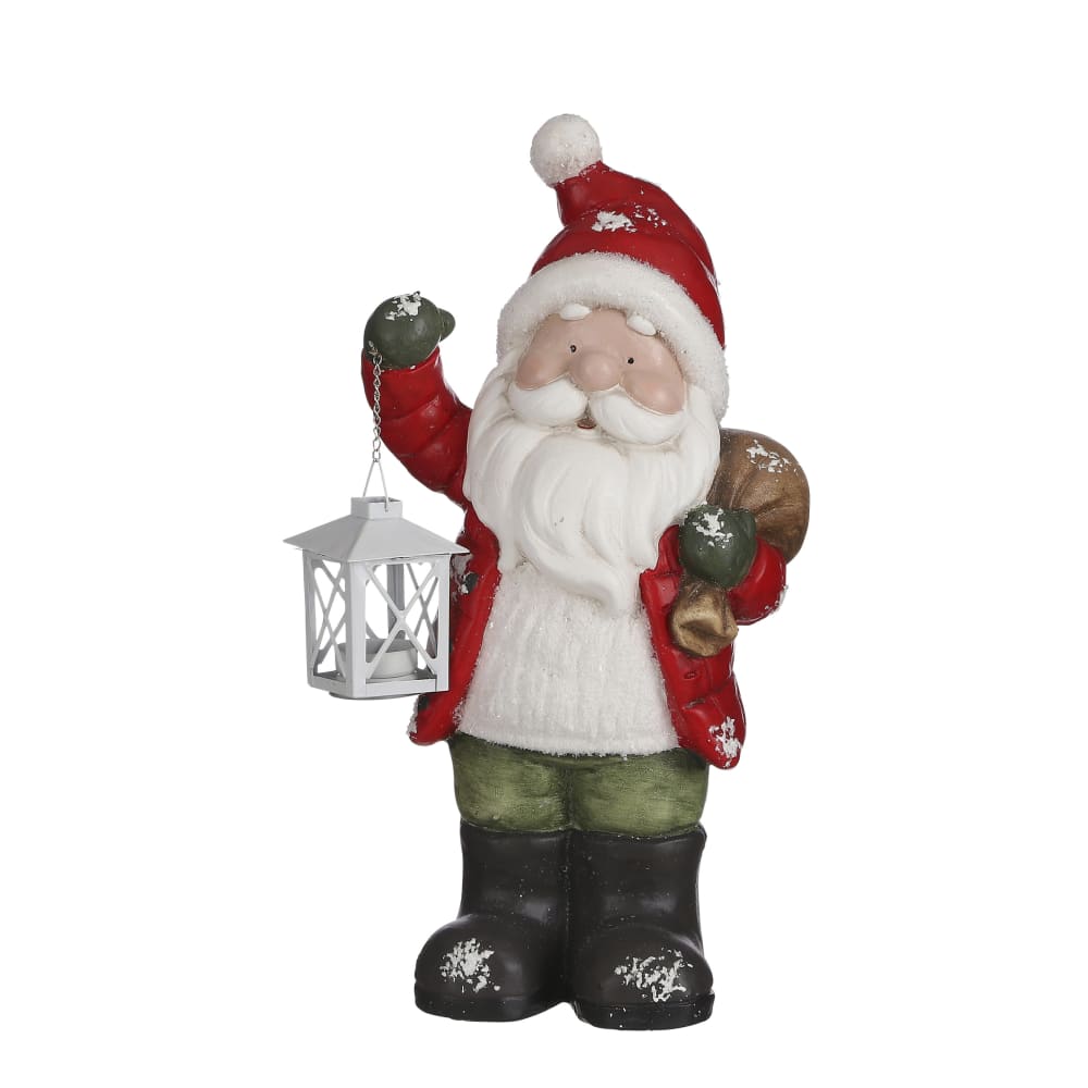 Sculpture de Noël Santa Claus H45