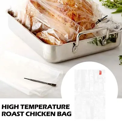 10pcs Heat Resistance Nylon-Blend Slow Cooker Liner Roasting Turkey Bag For Cooking Oven Bag Baking