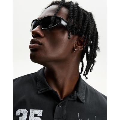 Bershka Polarised Sports Sunglasses Men Black