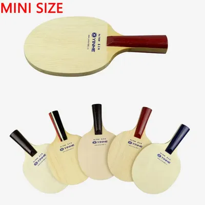 Souvenir YINHE Mini-Tischtennisschläger für Sammlungsdisplay, kleiner Pingpongschläger für Kinder, Signature Interest Schläger Image