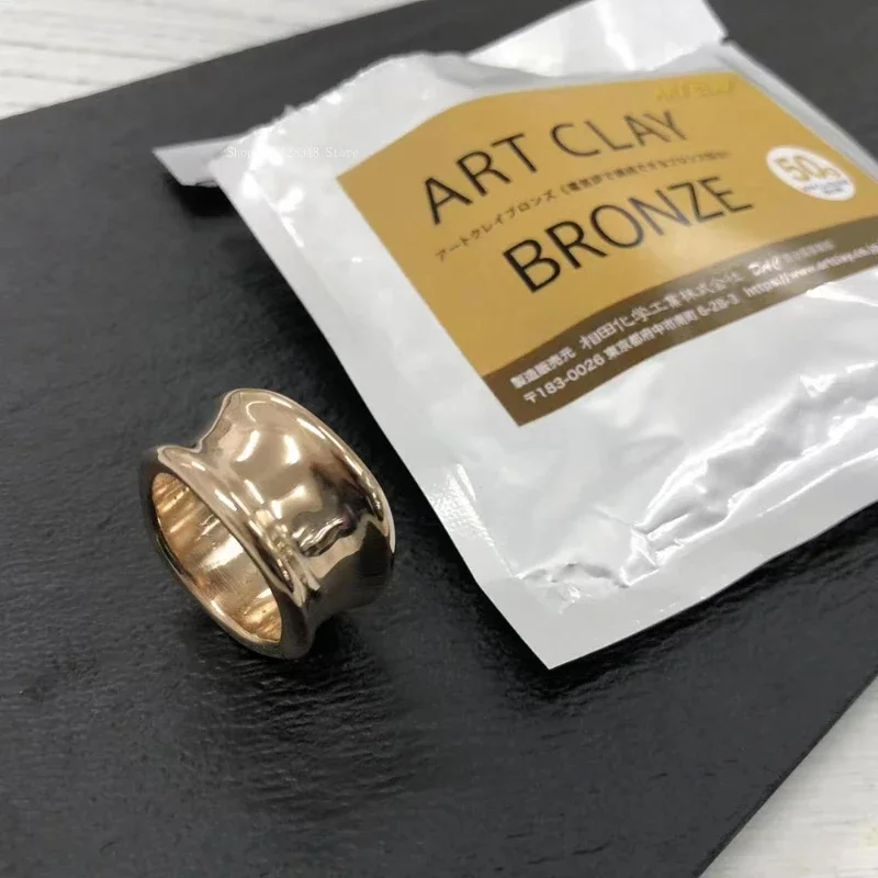 50 gr/beutel Reines Kupfer Ton Bronze Ton/Handgemachte DIY Ehering Ohrringe Anhänger Zubehör Material Holzmaserung Gold Kreativ