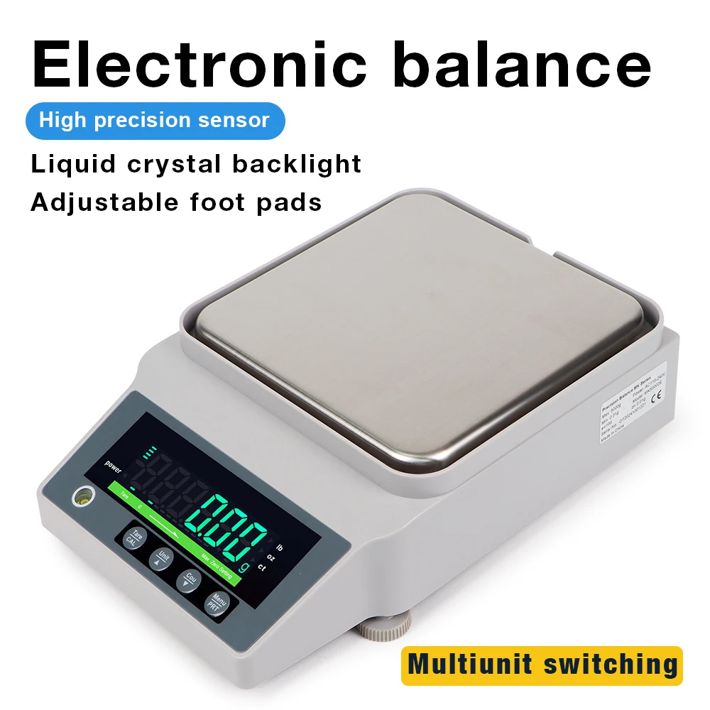 1 kg/5 kg/10 kg/0,01 g/0,1 g Präzisions-Digitalwaage, tragbar, Mini-Schmuck, Gold, Laborwaage, elektronische Waage Image