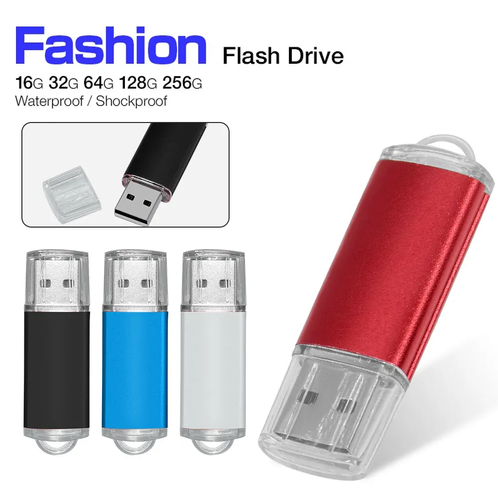 Mini-Pen-Laufwerk USB-Flash-Laufwerk 4GB 8GB 16GB 32GB 64GB 128GB Pen drive Metall USB 2.0 Flash-Laufwerk Speicher karte USB-Stick Image