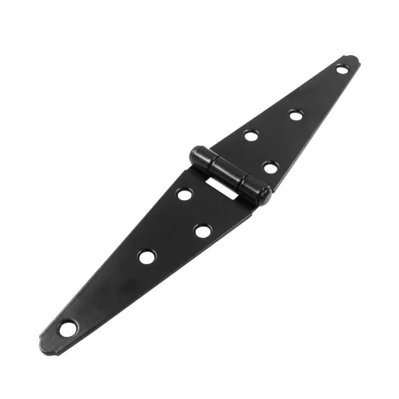 1PC Schwarz Eisen Scharnier Schrank Garten Schuppen 2-6 zoll Holz Tür Tor Licht Tore Scharnier Möbel Tür hardware