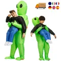 Costume gonfiabile alieno Mostro horror Gioco di ruolo per bambini adulti Ringraziamento Festa di Halloween Costume per bambini per adulti