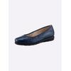 Ballerina CLASSIC BASICS, Damen, Gr. 38, blau (dunkelblau), Glattleder, Basic, Schuhe