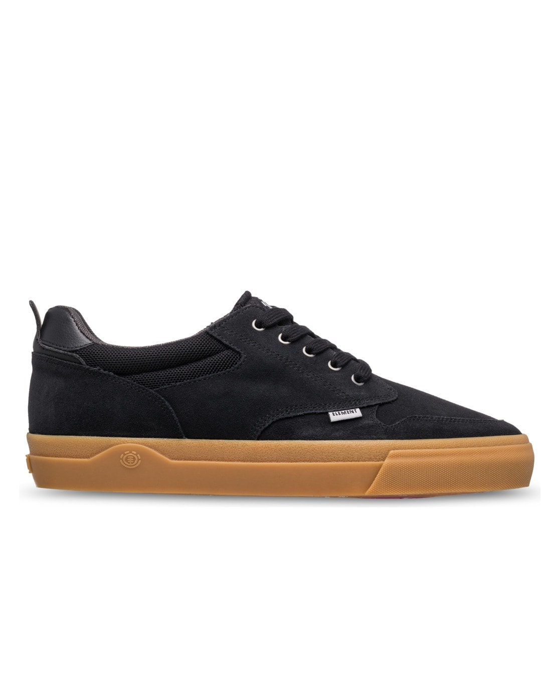 Sneaker ELEMENT "Topaz C3 2.0", Herren, Gr. 12(46), schwarz (schwarz gum), Obermaterial:Leather Working Group-zertifiziertes Wildleder-Obermaterial, Futter aus recyceltem Microfaser, Gummilaufsohle mit 20% recyceltem Gummi;, Schuhe Sneaker Image