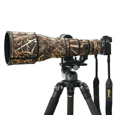 ROLANPRO Waterproof Camouflage Lens Coat for Nikon Z 800mm F/6.3 VR S Protective Sleeve Nikon Z800mm