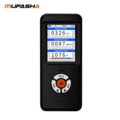 MUFASHA Handheld Electromagnetic Radiation Detector Measuring Electric Radiation Magnetic Field
