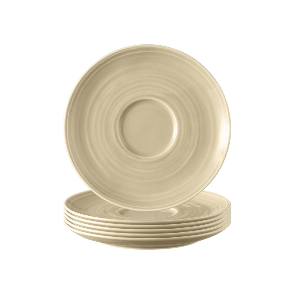 Seltmann Weiden Terra Kombi-Untertasse ø 16,1 cm sandbeige 6er Set Image