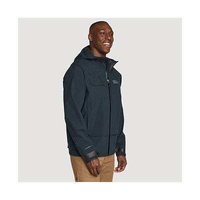 Eddie Bauer Men's South Fork Waterproof Rain Jacket - Grey - Size L