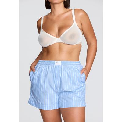 Plus Size Women's The Boxer- Cotton by CUUP in Ocean Stripe (Size 4 / L)