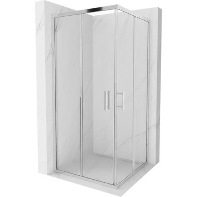 Mexen Rio quadratische Duschkabine 90 x 90 cm, Transparent, Chrom - 860-090-090-01-00 Image