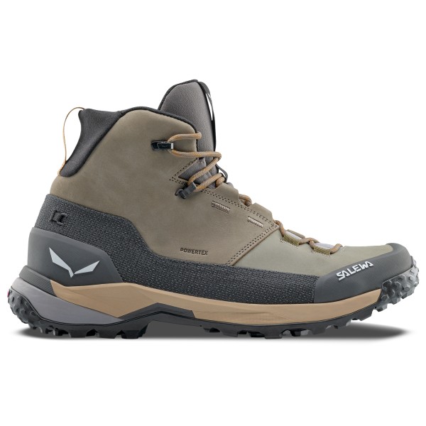Salewa - Puez Leather Mid PTX - Wanderschuhe 39 | EU 39 grau