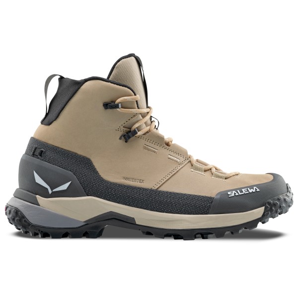 Salewa - Women's Puez Leather Mid PTX - Wanderschuhe 40,5 | EU 40,5 beige/grau