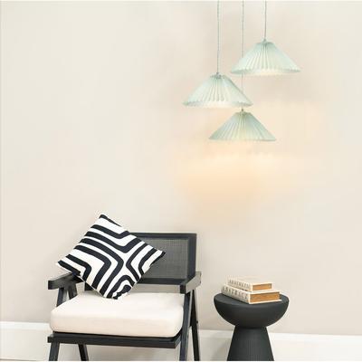 Akira Pleated Shade 3 Drop Ceiling Light