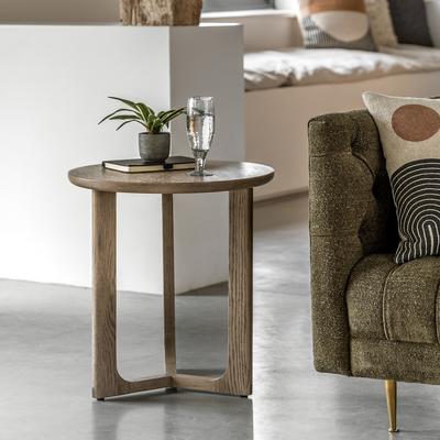 Fallon Smoked Oak Side Table