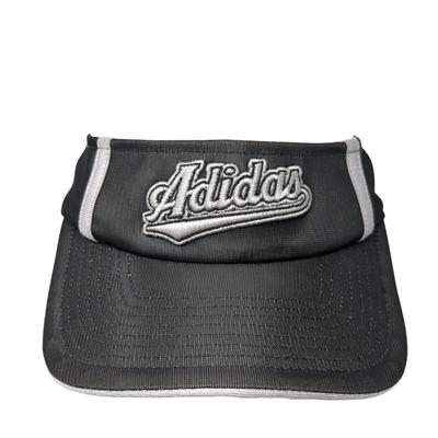 Adidas Accessories | Adidas Strapback Golf Sun Visor Black One Size Adjustable Embroidered Polyester | Color: Black | Size: Os
