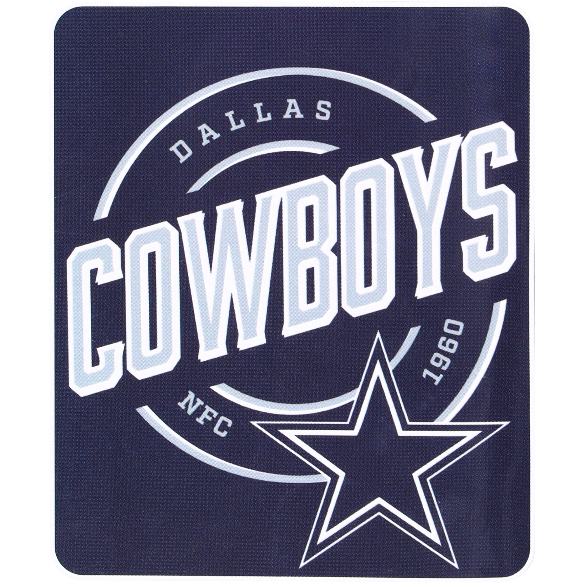 Dallas Cowboys Fleece-Überwurf 50 x 60 Zoll Image