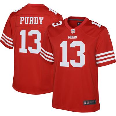 Nike Brock Purdy Scarlet San Francisco 49ers-Spieltrikot für Jugendliche Image