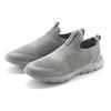 Slip-On Sneaker JOHN DEVIN, Herren, Gr. 42, blau (blaugrau), Obermaterial: 80% Textilmaterial, 20% Lederimitat. Futter: 100% Textilmaterial. Decksohle: 100% Textilmaterial. Laufsohle: 100% Synthetik, unifarben, Mesh, casual, Schuhe, Slipper,...