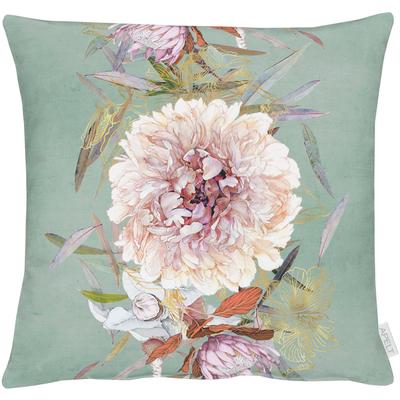 Kissenhülle APELT "1606" Gr. 1, grün, B:49cm L:49cm, Baumwolle, Polyester, Bezug: 70% Polyester, 30% Baumwolle, Kissenbezüge, ohne Füllung Image